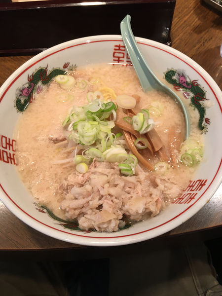 「昇龍麺　背脂2倍　肉アブラ」@東京屋台らーめん 翔竜 北千住駅前店の写真