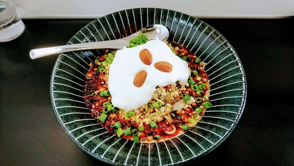 「【期間限定】生クリーム担担麺」@自家製麺SHINの写真