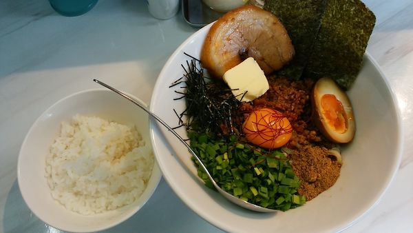 「まぜそば+バター+半ライス」@Mix Soba hiroの写真