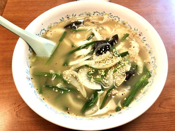 「スタミナラーメン＋半チャーハンセット　950円」@精陽軒の写真