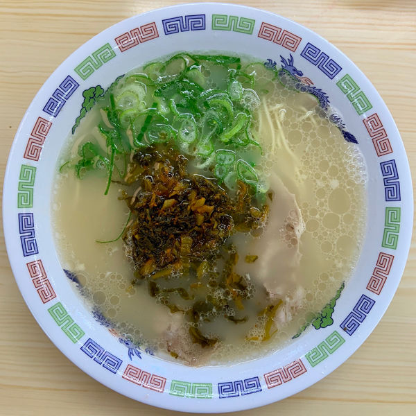 「高菜ラーメン (390円)」@博多ラーメン はかたや 太宰府店の写真
