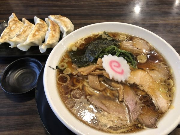 「生姜醤油らーめん＋餃子（クーポン）」@新潟長岡らーめん みずさわ 東川口店の写真