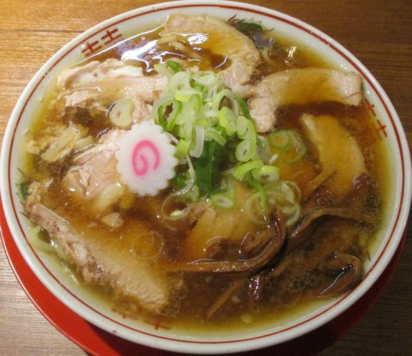 「肉煮干中華　500円※肉の日サービス　通常800円」@肉煮干し中華そば さいころの写真