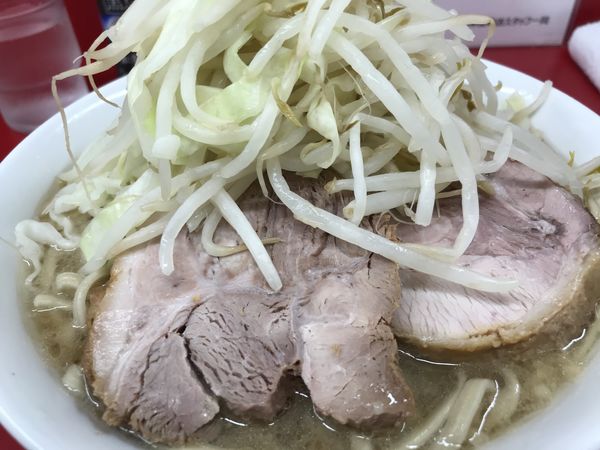 「小（少なめ）固め」@ラーメン二郎 神田神保町店の写真
