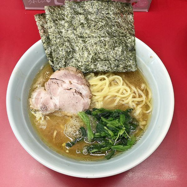 「らーめん（並）650円」@家系らーめん 武将家の写真