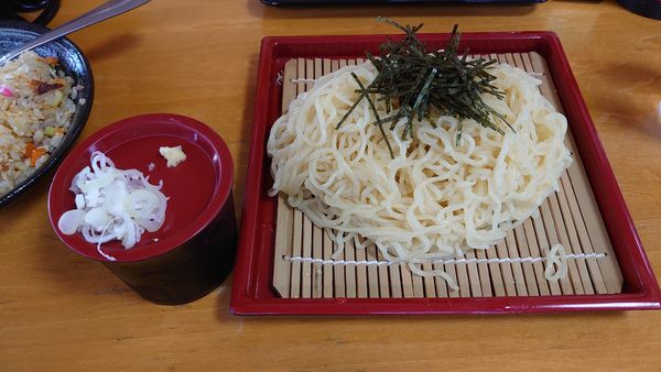 「ざるめんセット 1100円」@三代目 蝦夷 坂戸にっさい店の写真