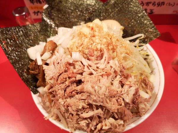 「特製豚そば　野菜ニンニクネギ」@ひたちなか大盛軒の写真