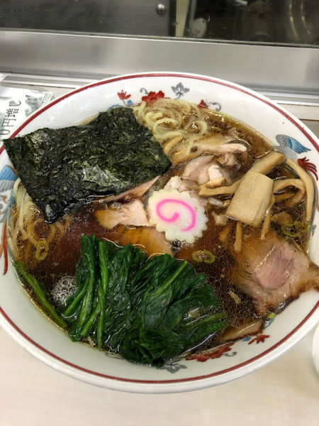 「青島チャーシュー大+ほうれんそう」@青島食堂 秋葉原店の写真