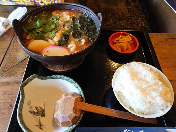「田舎味噌煮込み定食」@武しろの写真