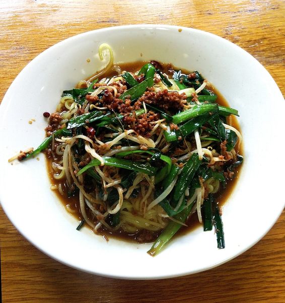 「皿台湾メン 580円」@中華料理 圓山の写真