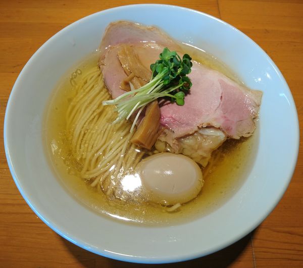 「特製塩煮干そば」@麺処 清水の写真