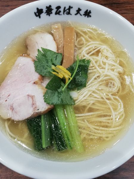 「鯛塩そば」@鴨と鶏 中華そば 大林の写真