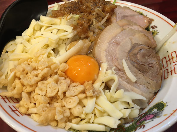 「まぜそば」@郎郎郎 向ヶ丘遊園店の写真