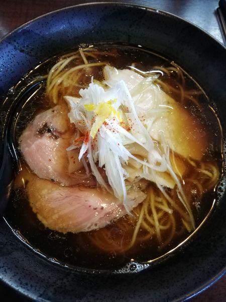 「サンマ節と柚子醤油ラーメン(限定)」@1/100の写真