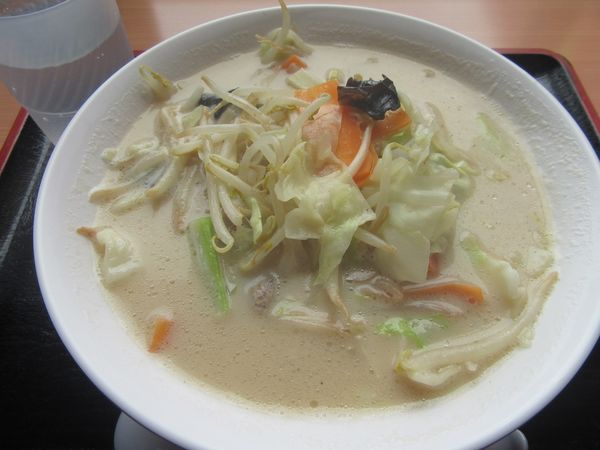 「タンメン（６４０円）」@にんたまラーメン ゆにろーず 角崎店の写真