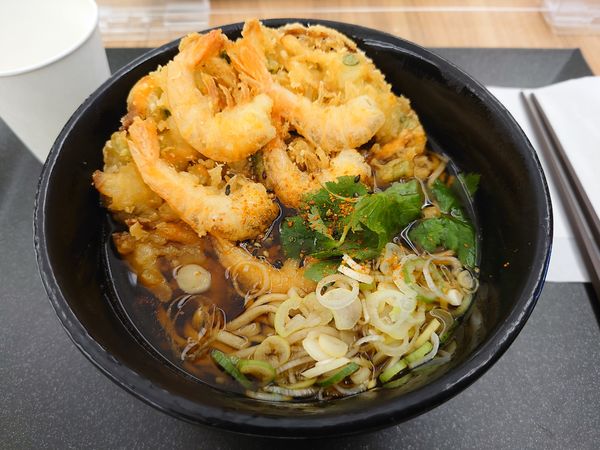 「かき揚げそば 800円」@芝大門 更科布屋 海老名サービスエリア下りの写真