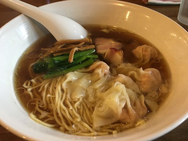 「ワンタン麺」@らーめん穀雨の写真