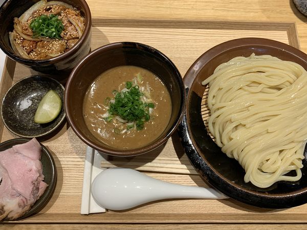 「つけ麺 並 焼豚ごはん」@中華蕎麦 とみ田の写真