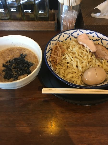 「背脂醬油のつけ麺」@千葉房総 麺のマルタイの写真