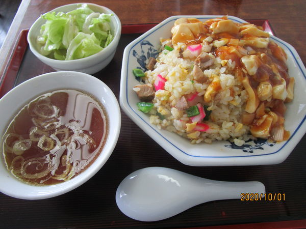 「麻婆豆腐チャーハン 1000円」@そば清の写真