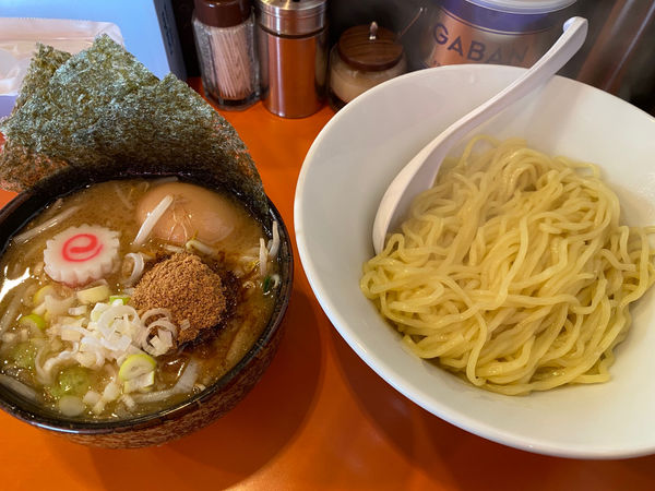 「特製たっぷり野菜味玉もりそば」@麺屋大斗 小伝馬町店の写真