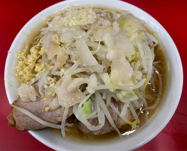 「小ラーメン ニンニク アブラ ショウガ」@ラーメン二郎 大宮公園駅前店の写真