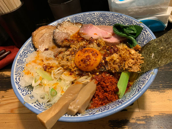 「【限定】坦々まぜそば」@狼煙 〜NOROSHI〜の写真