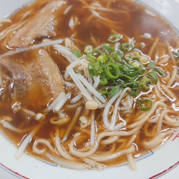 「中華そば肉入り(中)」@いのたに 鳴門店の写真