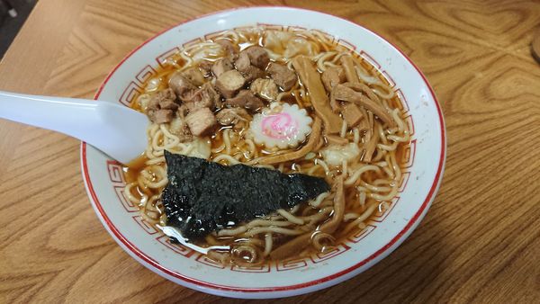 「大盛わんたんめん 600円」@筑波軒の写真