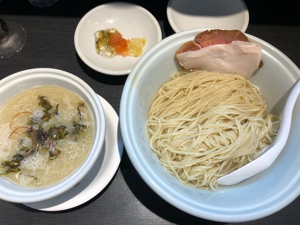 「鶏と浅利のつけめん（あつもり）」@らーめん 三極志の写真