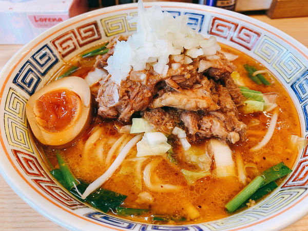 「四種味噌らーめん トロ肉のっけ」@ほっこり中華そば もつけの写真