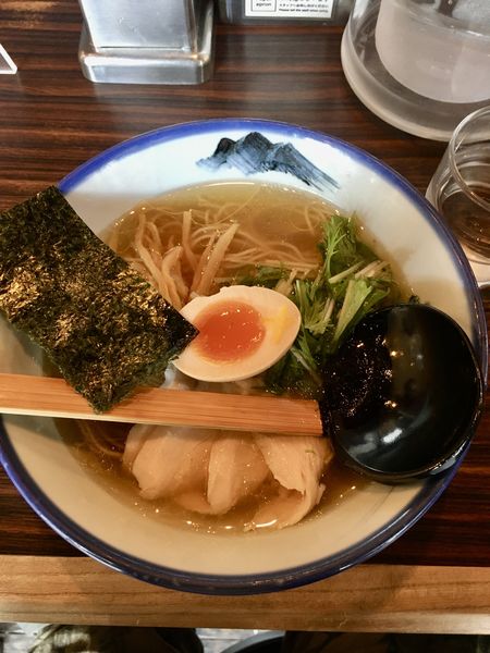 「柚子塩らーめん」@AFURI 原宿店の写真