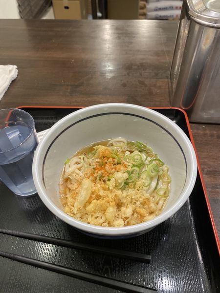 「冷やしぶっかけうどん330円」@おにやんま 新橋店の写真