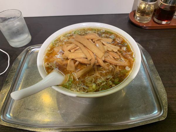 「ラーメン中、メンマ」@ラーメン専門の店 大勝の写真