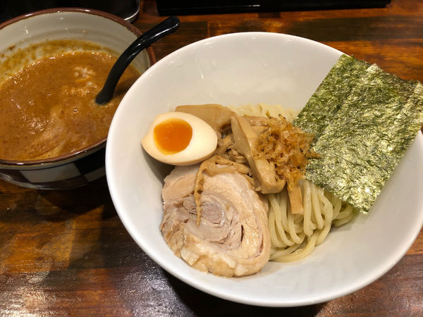 「濃魚つけ麺　辛うま」@オリオン食堂の写真