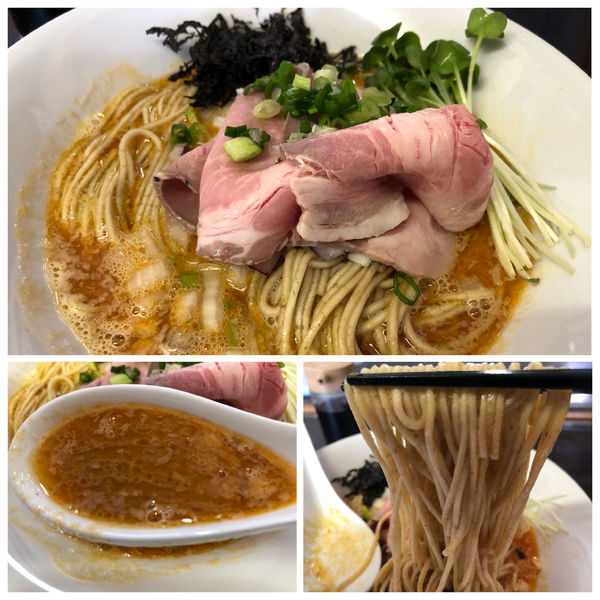 「【限定】鮟肝煮干しそば 950円」@と多゛食堂の写真