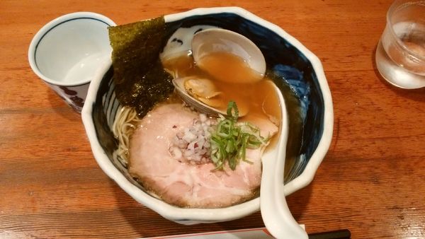 「貝出汁そば(ホンビノス×魚介)¥800-」@中華そば 榮じの写真