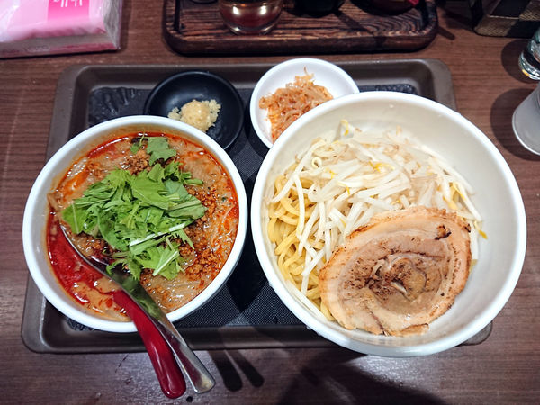 「担々つけめん+チャーシュー1枚」@らーめん 蓮の写真