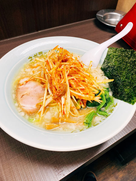 「ラーメン　ネギ」@ラーメンショップ椿 ひたちなか店の写真
