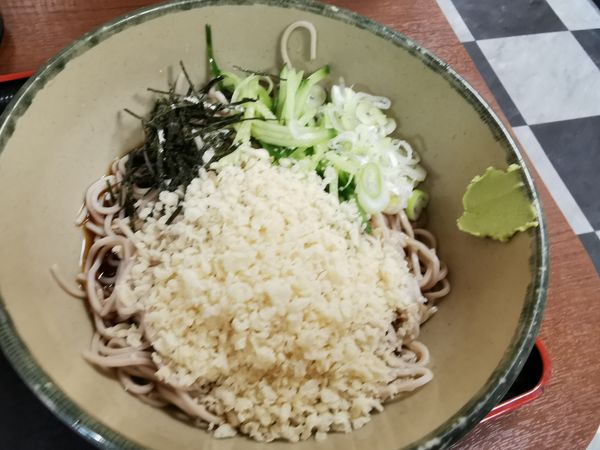 「冷やしたぬきそば」@名代 箱根そば 登戸店の写真