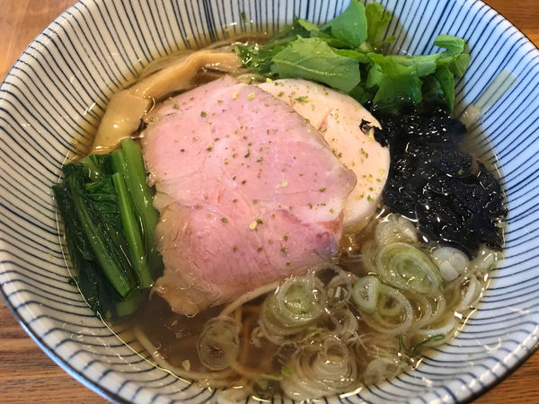 「山椒 白醤油そば(850円)」@中華そば きなりの写真