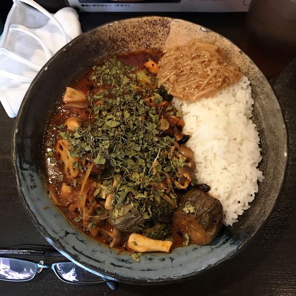 「キノコデラックス（80C）＋野菜」@カレーノトリコの写真