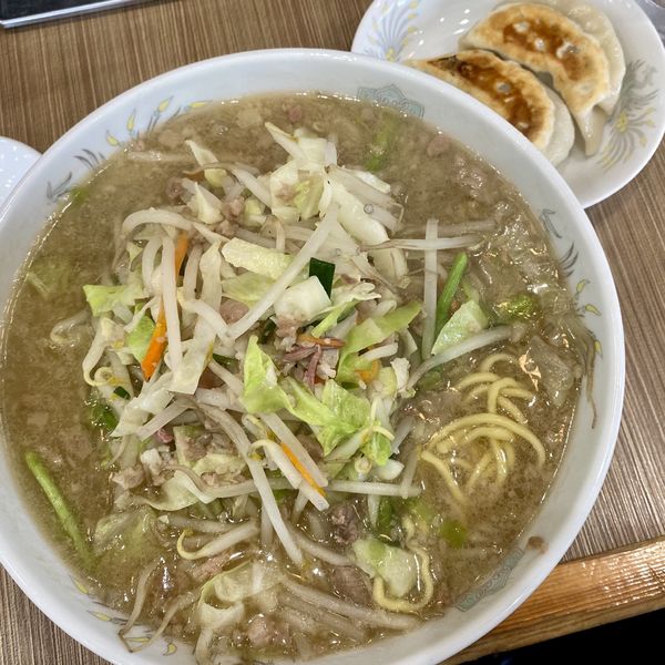 「こく旨タンメン＋２個餃子」@珍來 四街道店の写真