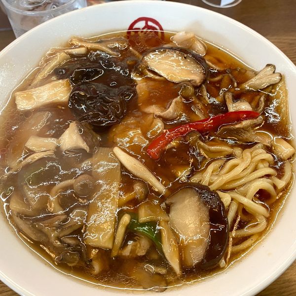 「【期間限定】きのこうまに麺」@珍來 米本団地前店の写真