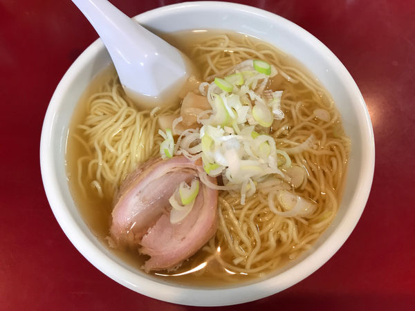 「ミニらーめん　350円」@蓬来軒の写真