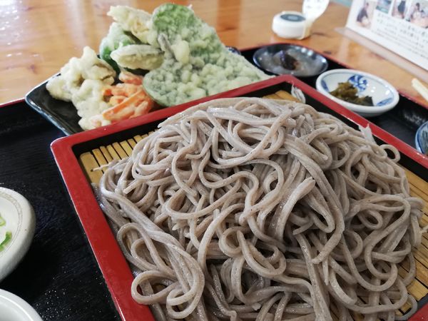 「天ざる 1050円」@羽置の里 びりゅう館の写真