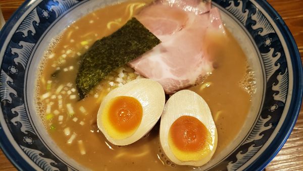 「らーめん＋味玉」@らーめん木尾田の写真