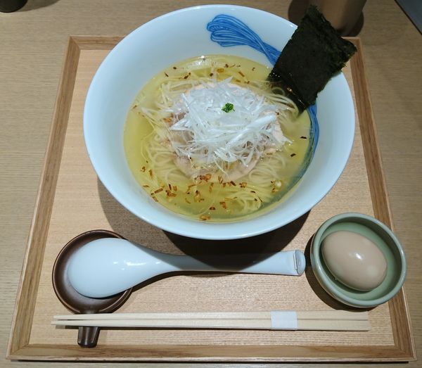 「塩らぁ麺＋味玉」@NIPPON RAMEN 凛 TOKYOの写真