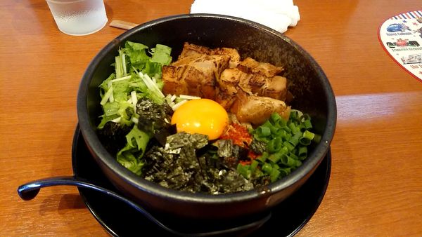 「混ぜそば 850円」@まぜそばラーメン弦 宇佐南店の写真