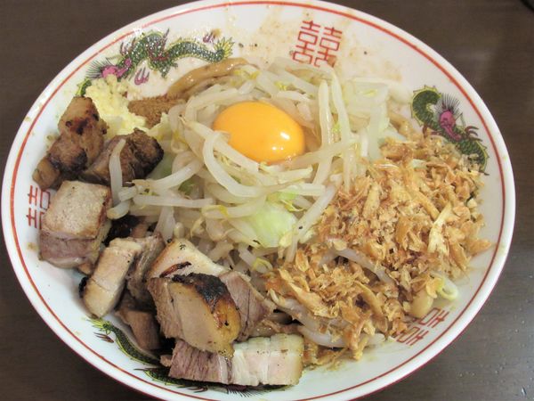 「汁なし（750円）」@自家製麺 まさきの写真